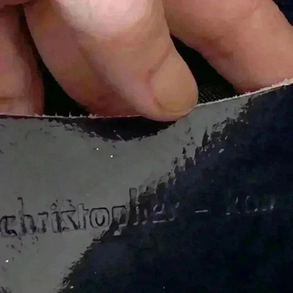 Christopher Kon Crossbody Bag Purse Authentic Leather Blue  Adjustable Strap - Picture 6 of 7